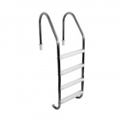 Escada Inox 4 Degraus em ABS